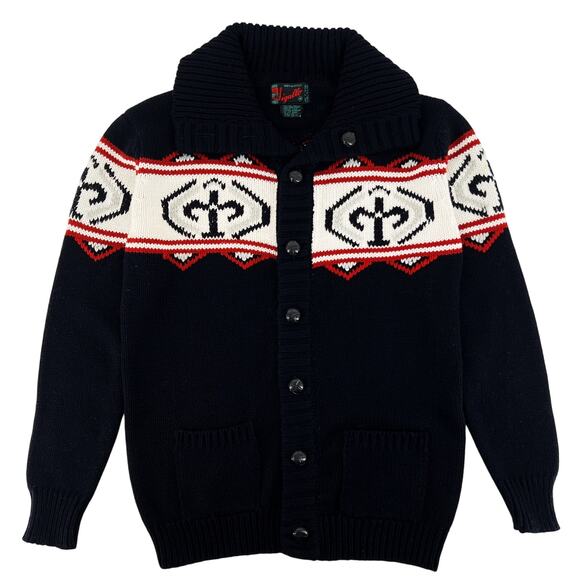 70s Sigallo knit cardigan sweater 1970s vintage - Picture 1 of 7